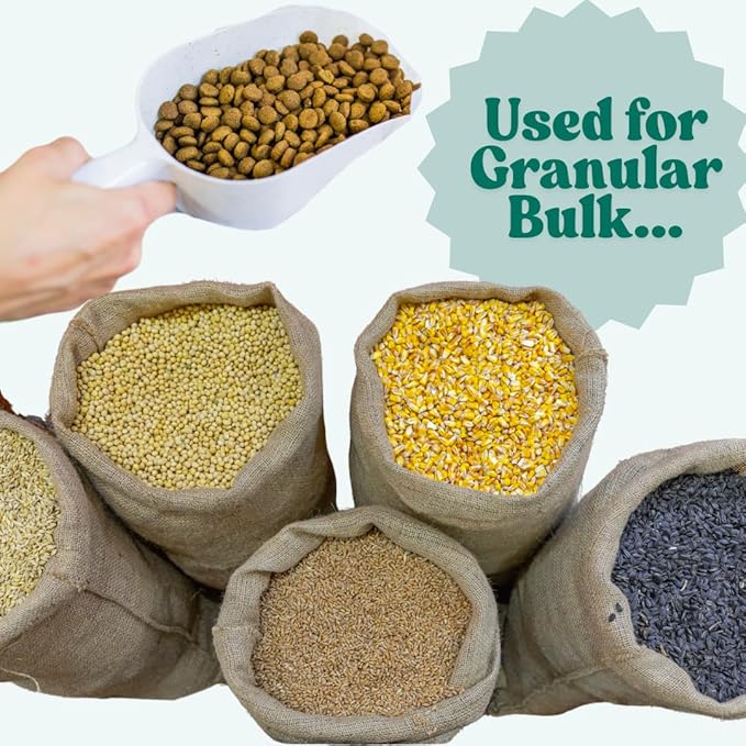 1/4 Cup (4 Tablespoon | 2 Oz. | 60 mL) Long Handle Scoop for Measuring Coffee, Pet Food, Grains, Protein, Spices and Other Dry Goods (Pack of 1)