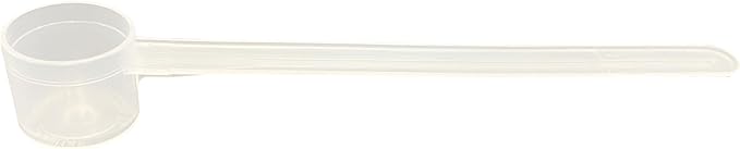 6.5 mL (6.5 CC) Long Handle Scoop for Measuring Coffee, Pet Food, Grains, Protein, Spices and Other Dry Goods (Pack of 25)