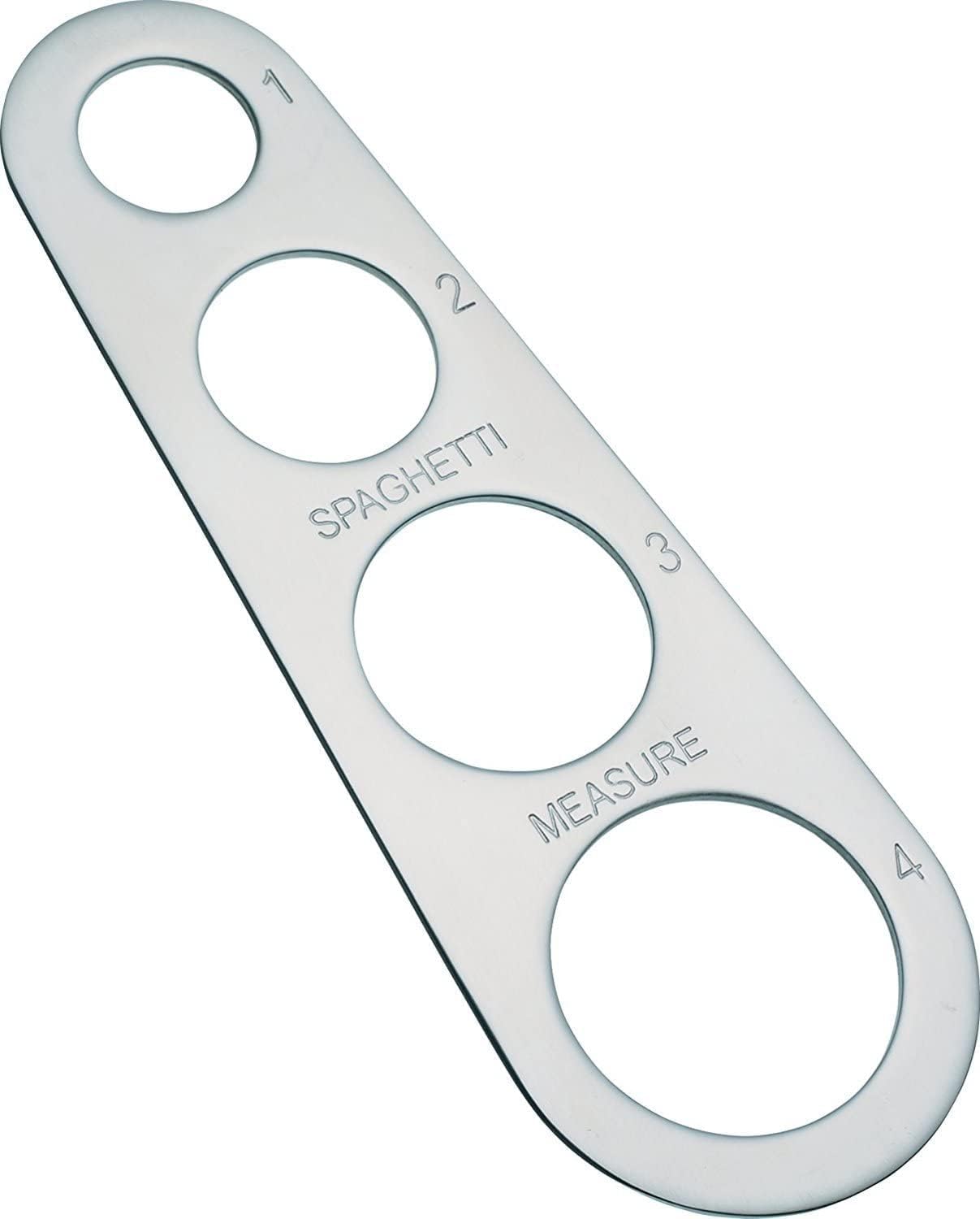2PCS Stainless Steel Spaghetti Measure Tool 4 Holes Pasta Measuring Portion Control Gadgets Kitchen Accessories (2PCS)