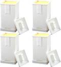 4 Pack Plastic Butter Spreader Corn Cob with Cover Butter Spreader for Corn, Bread & Cooking for Even Spread on Toast, Pancakes, Waffles & Grilling