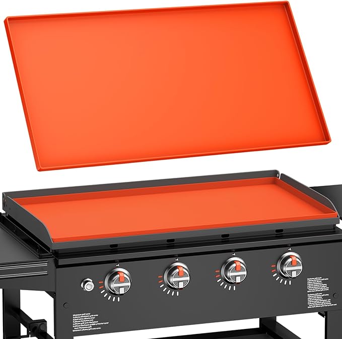 36" Silicone Griddle Mat Cover for Blackstone, Heavy Duty Silicone Cover, All Year Round Griddle Top Protective Mat for Black Stone Accessories