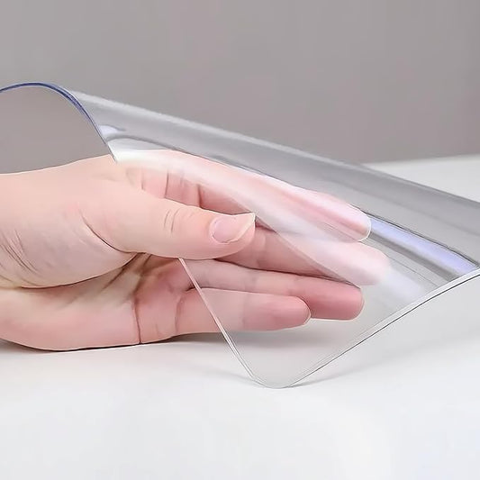 Clear Table Protector 42 x 72 Inch, 1.4mm Thick Waterproof PVC Plastic Table Cover, Durable Table Pad for Dining Room, Kitchen, Writing Desk, and Coffee Tables