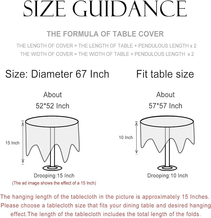 patdrea Designer Vintage Round Tablecloth,Pink Linen Table Cloth with Birds Pattern,Colorful Decoration French Table Cover for Kitchen Dining,Party,Thanksgiving,Christmas,Diameter 67"-Kulom a