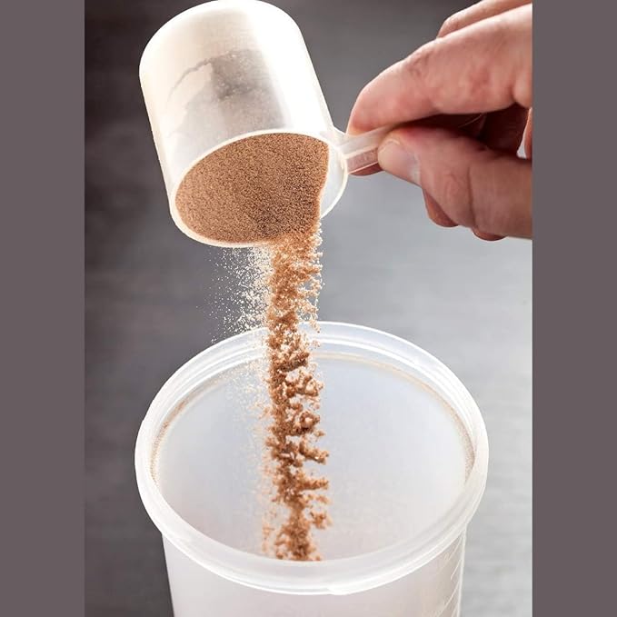 Plastic Measuring Scoop, (35 cc | 2.5 tablespoon | 1.25 fl oz. | 35 mL) Long Handle Spoons for Powders, Granules, Coffee, Pet Food, Baking Supplies, Protein and Other Dry Goods, BPA Free (Set of 5)