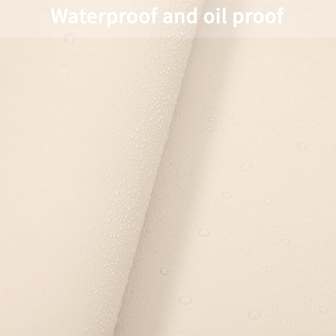 Table Pad for Dining Room Table - Can Be Used On Both Sides Waterproof and Easy to Clean Good Flatness Used for Dining Table(Off White+Light Gray 44x72)