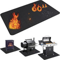 UBeesize Thickened 60x36 inch Under Grill Mat for Outdoor Grill, Fireproof Mat for Lawn, Smokers, Gas Grills, Deck and Patio, Fireplace Mat Fire Pit Mat,Oil-Proof Waterproof Non-Slip BBQ Protector