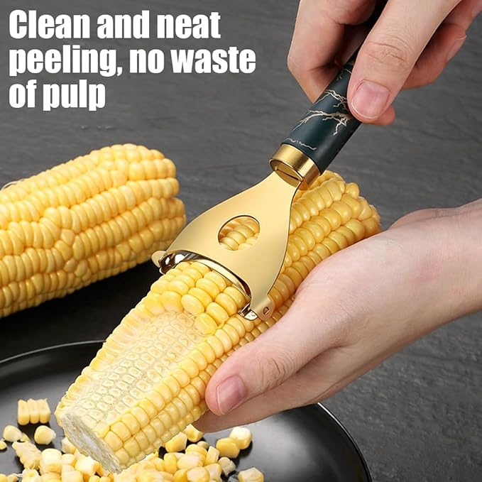 Cobb Gobbler corn peeler, 2025 New Cobb Gobbler Corn Peeler，Cobb Gobbler grain thresher, labor-saving and fast Cobb Gobbler labor-saving corn peeler, corn cob peeling tool (2Pcs)