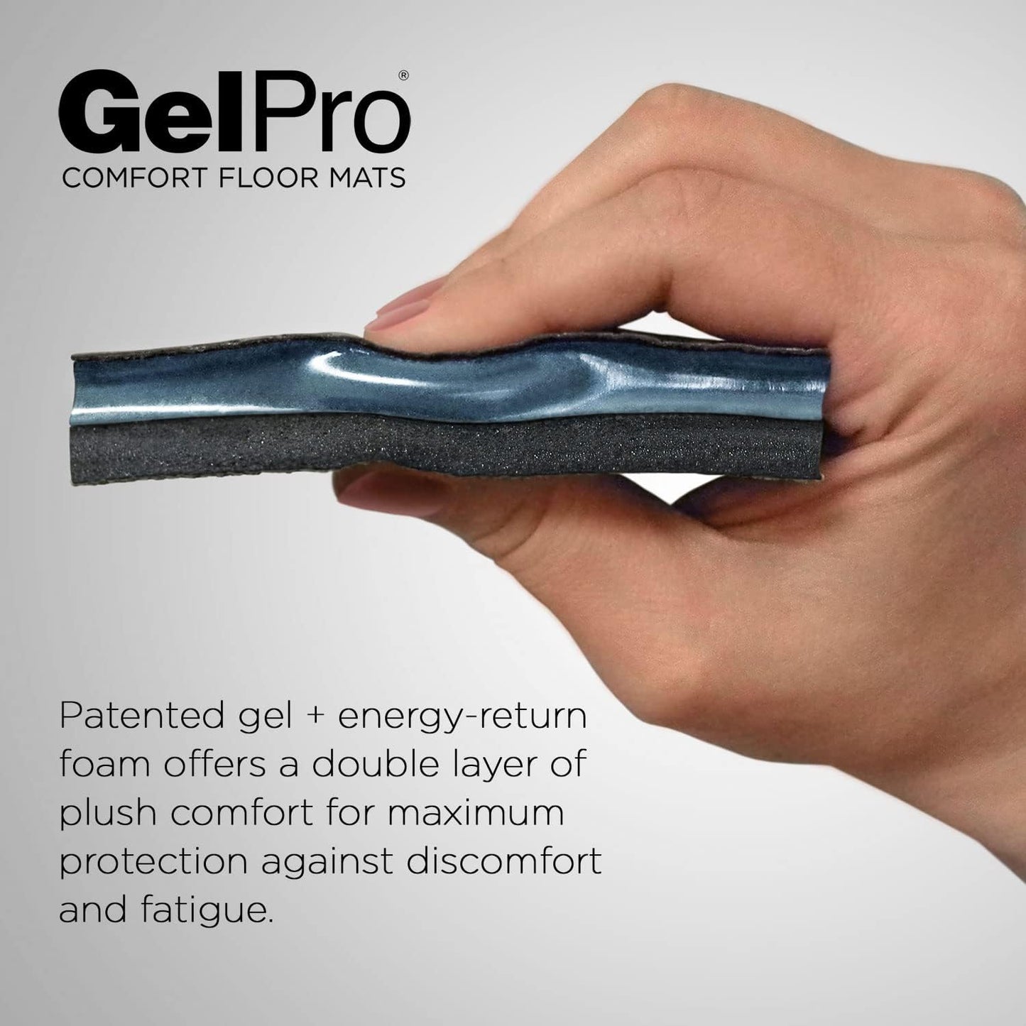 GelPro Elite Premier Anti-Fatigue Kitchen Comfort Floor Mat, 20x48", Lattice Garnet Stain Resistant Surface with therapeutic gel and energy-return foam for health & wellness