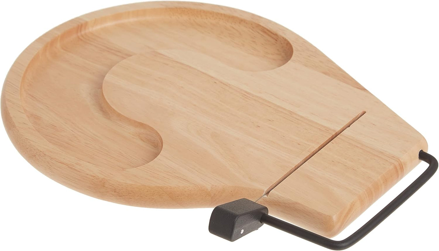 Prodyne Cheese Slicer/Tray with Cracker Well