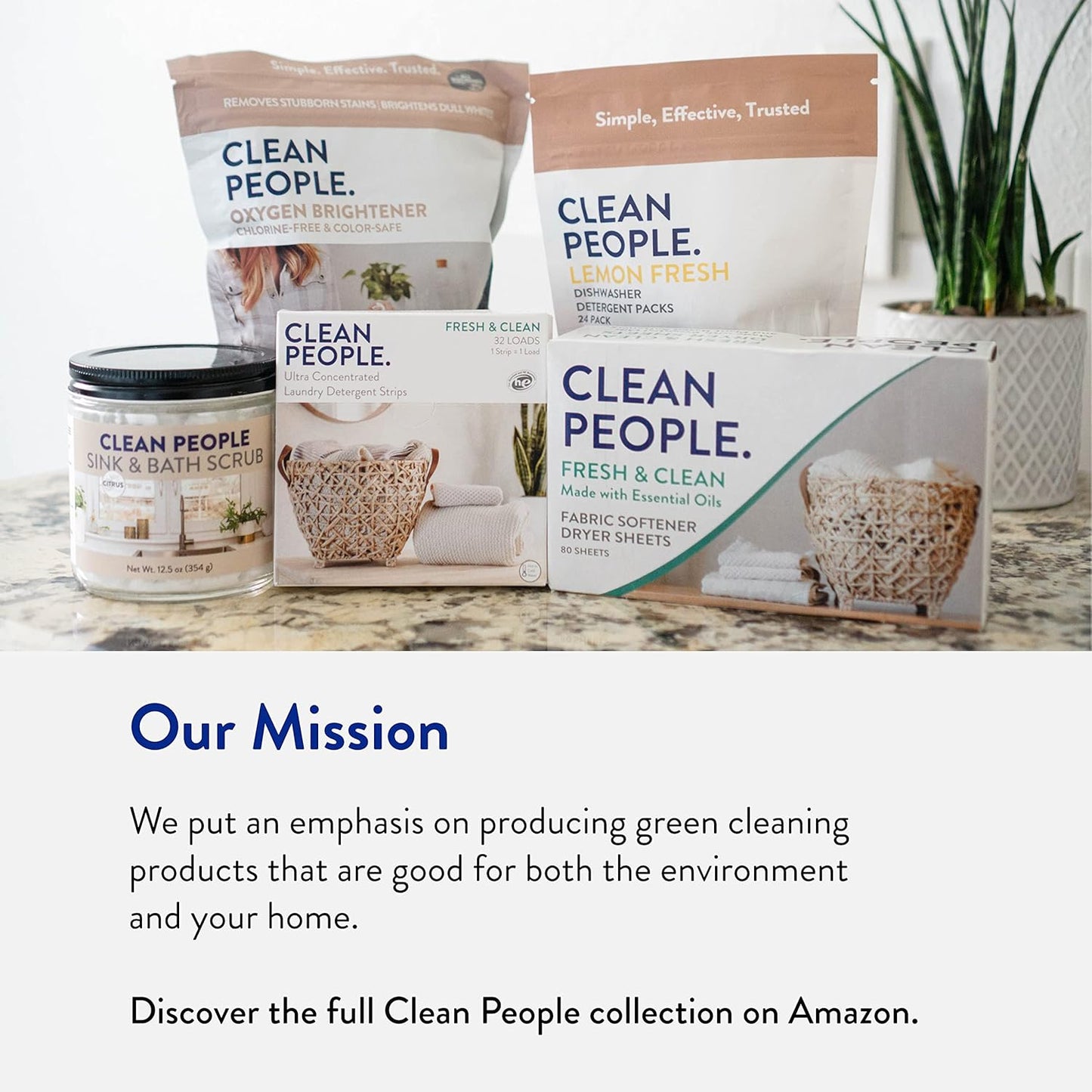 Clean People Dishwasher Pods - Cuts Grease & Rinses Sparkling Clean - Residue-Free - Phosphate Free Dishwashing Pods - Fragrance Free, 120 Pack