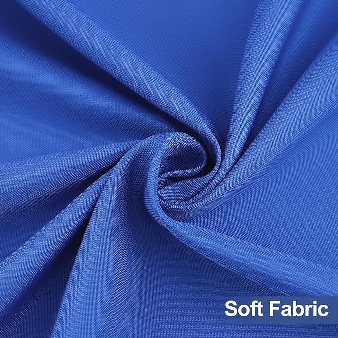 homing Rectangle Table Cloth Cover, Waterproof Polyester Elastic Fitted Tablecloth, Fits for 4 Foot Folding Tables, Washable Table Protector for Picnic, Camping, Outdoor (Blue, 30" x 48")