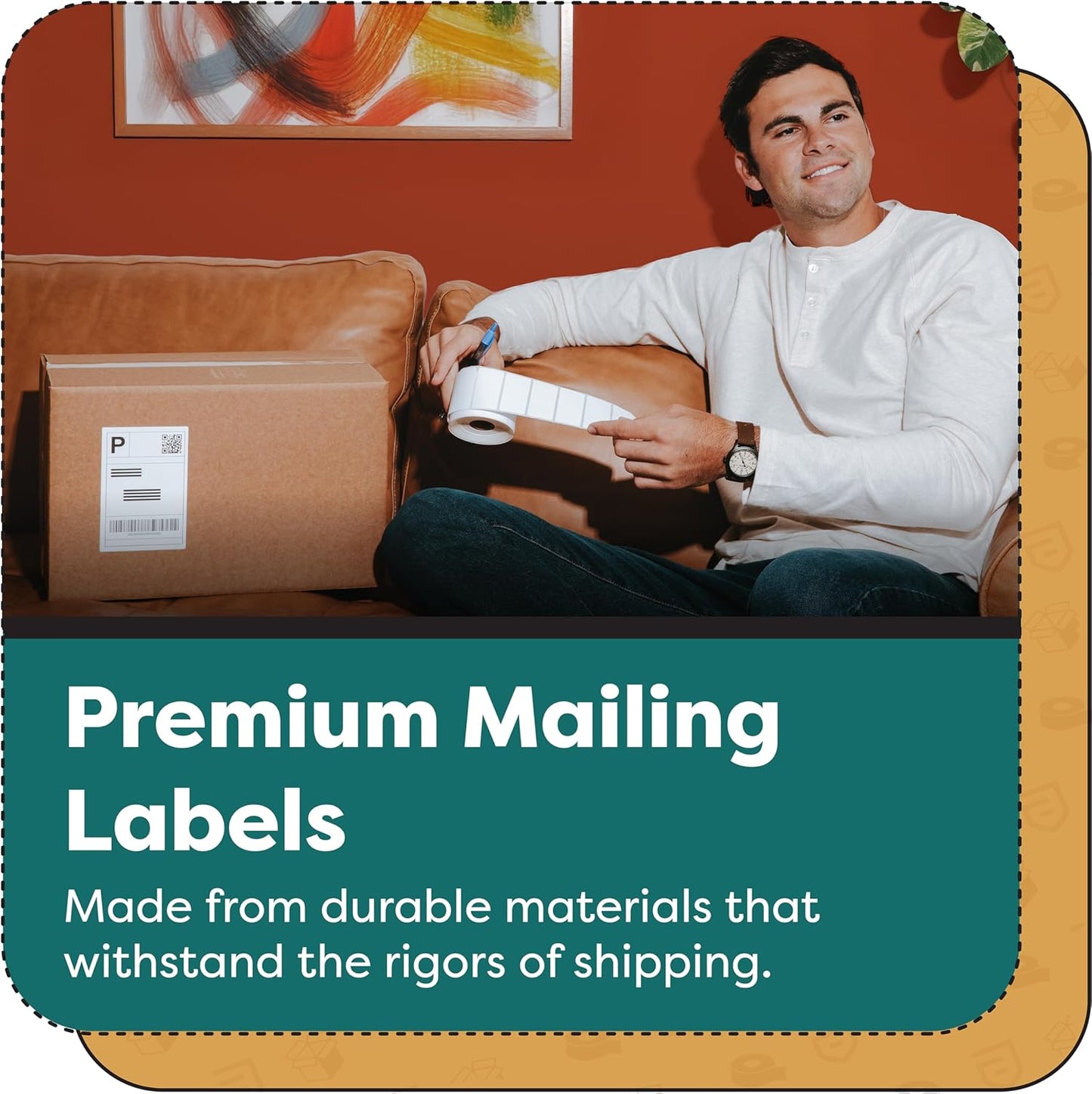 Aegis Adhesives - 2" X 6" Direct Thermal Labels Compatible with Rollo, Zebra, and Other Desktop Label Printers (12 Rolls, 250/Roll)